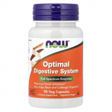 Ферменти для травлення, Optimal Digestive System, Now Foods, 90 вегетаріанських капсул