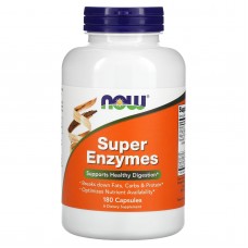 Пищеварительные ферменты, Super Enzymes, Now Foods, 180 капсул