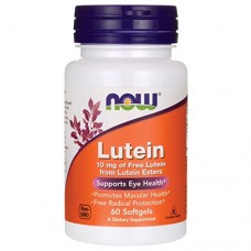 Лютеин, Lutein, Now Foods, 10 мг, 60  капсул Лютеин, Lutein, Now Foods, 10 мг, 60  капсул