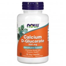Кальций D-глюкарат, Calcium D-Glucarate, Now Foods, 500 мг, 90 вегетарианских капсул Кальций D-глюкарат, Calcium D-Glucarate, Now Foods, 500 мг, 90 вегетарианских капсул