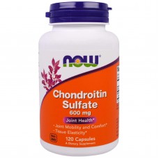 Хондроитин сульфат, Chondroitin Sulfate, NOW Foods, 600 мг, 120 капсул