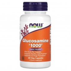 Глюкозамин, Glucosamine, Now Foods, 1000 мг, 60 растительных капсул Глюкозамин, Glucosamine, Now Foods, 1000 мг, 60 растительных капсул