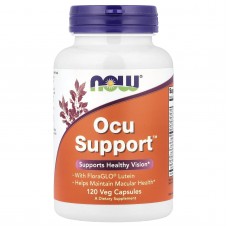 Витамины для глаз, Ocu Support, NOW Foods, 120 вегетарианских капсул Витамины для глаз, Ocu Support, NOW Foods, 120 вегетарианских капсул