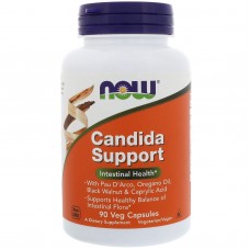 Противокандидное средство, Candida Support, Now Foods, 90 капсул