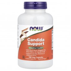 Противокандидное средство, Candida Support, Now Foods, 180 вегетарианских капсул