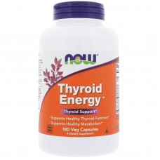 Для щитовидной железы, Thyroid Energy, Now Foods, 180 вегетарианских капсул