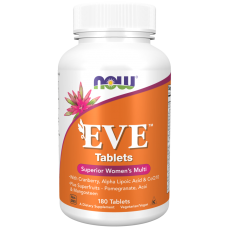 Витамины для женщин Ева, Eve, Women's Multi, Now Foods, превосходный комплекс, 180 таблеток Витамины для женщин Ева, Eve, Women's Multi, Now Foods, превосходный комплекс, 180 таблеток