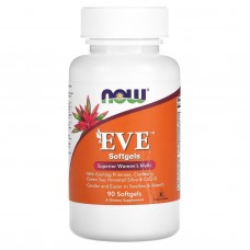 Витамины для женщин, EVE Women's Multi, Now Foods, превосходный комплекс, 90 капсул Витамины для женщин, EVE Women's Multi, Now Foods, превосходный комплекс, 90 капсул