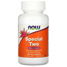 Мультивитамины, Special Two, Now Foods, 120 вегетарианских капсул