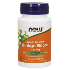 Гинкго Билоба, Ginkgo Biloba, Now Foods, двойная сила, 120 мг, 50 вегетарианских капсул Гинкго Билоба, Ginkgo Biloba, Now Foods, двойная сила, 120 мг, 50 вегетарианских капсул