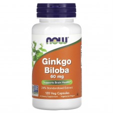 Гинкго Билоба, Ginkgo Biloba, Now Foods, 60 мг, 120 капсул Гинкго Билоба, Ginkgo Biloba, Now Foods, 60 мг, 120 капсул