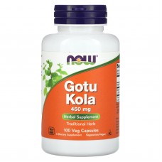 Готу кола (Gotu Kola), Now Foods, 450 мг, 100 вегетарианских капсул Готу кола (Gotu Kola), Now Foods, 450 мг, 100 вегетарианских капсул
