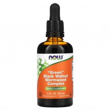 Черный орех и полынь (Black Walnut Wormwood), Now Foods, комплекс, 59 мл. Черный орех и полынь (Black Walnut Wormwood), Now Foods, комплекс, 59 мл.