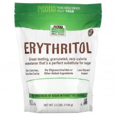 Эритритол, сахарозаменитель, Erythritol, Now Foods, Real Food, 1134 г Эритритол, сахарозаменитель, Erythritol, Now Foods, Real Food, 1134 г