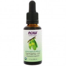 Масло таману, Tamanu Oil, Now Foods, Solutions, 100% чистое, органическое, сертифицированное, 30 мл Масло таману, Tamanu Oil, Now Foods, Solutions, 100% чистое, органическое, сертифицированное, 30 мл
