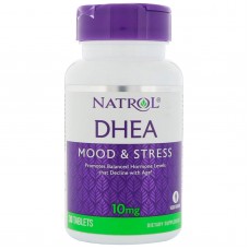 Дегидроэпиандростерон, DHEA, Natrol, 10 мг, 30 таблеток Дегидроэпиандростерон, DHEA, Natrol, 10 мг, 30 таблеток