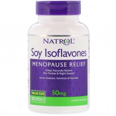 Изофлавоны сои, Soy Isoflavones, Natrol, 50 мг, 120 капсул (10 мг на капсулу) Изофлавоны сои, Soy Isoflavones, Natrol, 50 мг, 120 капсул (10 мг на капсулу)