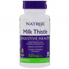 Расторопша, Milk Thistle, Natrol, 525 мг, 60 капсул Расторопша, Milk Thistle, Natrol, 525 мг, 60 капсул