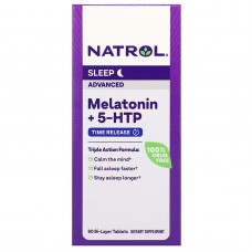 Мелатонин + 5 НТР, Melatonin + 5-HTP, Natrol, улучшенный сон, 60 таблеток Мелатонин + 5 НТР, Melatonin + 5-HTP, Natrol, улучшенный сон, 60 таблеток