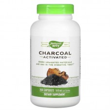 Активированный уголь, Charcoal Activated, Nature's Way, 280 мг, 360 капсул Активированный уголь, Charcoal Activated, Nature's Way, 280 мг, 360 капсул