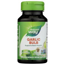 Часник, Garlic, Nature's Way, цибулини, 580 мг, 100 веганських капсул
