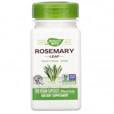 Розмарин, Rosemary, Nature's Way, листья, 700 мг, 100 капсул Розмарин, Rosemary, Nature's Way, листья, 700 мг, 100 капсул