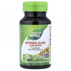 Мирра, Myrrh Gum, Nature's Way,  древесная смола, 100 веганских капсул (550 мг в капсуле) Мирра, Myrrh Gum, Nature's Way,  древесная смола, 100 веганских капсул (550 мг в капсуле)
