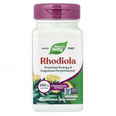 Родиола розовая, Rhodiola, Nature's Way, 250 мг, 60 веганских капсул Родиола розовая, Rhodiola, Nature's Way, 250 мг, 60 веганских капсул