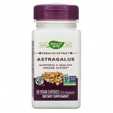 Астрагал, Astragalus, Nature's Way, стандартизированный, 60 веганских капсул Астрагал, Astragalus, Nature's Way, стандартизированный, 60 веганских капсул