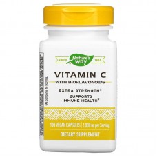 Витамин C с биофлавоноидами, Vitamin C, Nature's Way, 1000 мг, 100 веганских капсул Витамин C с биофлавоноидами, Vitamin C, Nature's Way, 1000 мг, 100 веганских капсул