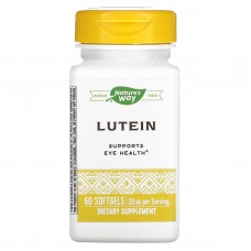 Лютеин, Lutein, Nature's Way, 20 мг, 60 гелевых капсул Лютеин, Lutein, Nature's Way, 20 мг, 60 гелевых капсул
