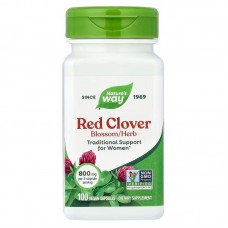 Красный клевер, Red Clover, Nature's Way, трава и цветы, 800 мг, 100 веганских капсул (400 мг в капсуле) Красный клевер, Red Clover, Nature's Way, трава и цветы, 800 мг, 100 веганских капсул (400 мг в капсуле)