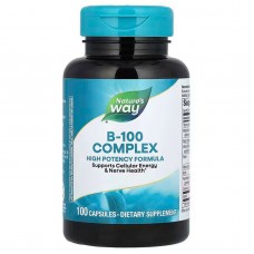 Комплекс В-100, B-100 Complex, Nature's Way, 100 капсул Комплекс В-100, B-100 Complex, Nature's Way, 100 капсул