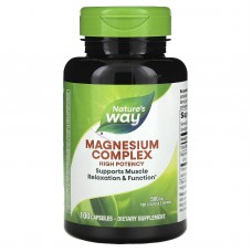 Магний цитрат, Magnesium Complex, Nature's Way, 500 мг, 100 капсул (250 мг в капсуле) Магний цитрат, Magnesium Complex, Nature's Way, 500 мг, 100 капсул (250 мг в капсуле)