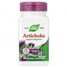 Артишок, Artichoke, Nature's Way, стандартизований, преміум екстракт, 60 веганських капсул Артишок, Artichoke, Nature's Way, стандартизований, преміум екстракт, 60 веганських капсул