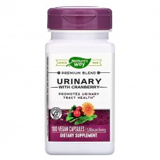 Клюква для мочевых путей, Urinary with Cranberry, Nature's Way,  100 веганских капсул Клюква для мочевых путей, Urinary with Cranberry, Nature's Way,  100 веганских капсул