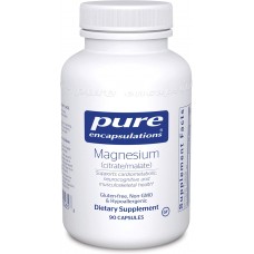 Магній цитрат/малат, Magnesium (citrate/malate), Pure Encapsulations, для підтримки засвоєння поживних речовин, кісток та здоров'я серця, 90 капсул Магній цитрат/малат, Magnesium (citrate/malate), Pure Encapsulations, для підтримки засвоєння поживних речовин, кісток та здоров'я серця, 90 капсул