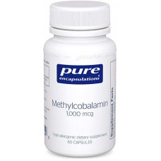 Вітамін В12 (метилкобаламін), Methylcobalamin Advanced Vitamin B12, Pure Encapsulations, для підтримки пам'яті, нервової системи та когнітивного здоров'я, 60 капсул