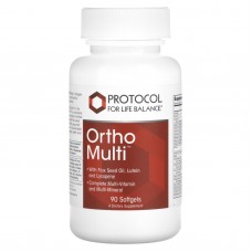 Мультивитамины и мультиминералы, Ortho Multi, Protocol for Life Balance, полный комплекс, 90 гелевых капсул Мультивитамины и мультиминералы, Ortho Multi, Protocol for Life Balance, полный комплекс, 90 гелевых капсул