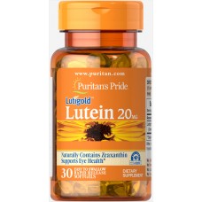 Лютеин для зрения с зеаксантином, Lutein with Zeaxanthin, Puritan's Pride, 20 мг, 30 капсул Лютеин для зрения с зеаксантином, Lutein with Zeaxanthin, Puritan's Pride, 20 мг, 30 капсул