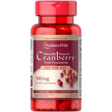 Клюква, Cranberry, Puritan's Pride, 1 на день, 60 капсул Клюква, Cranberry, Puritan's Pride, 1 на день, 60 капсул