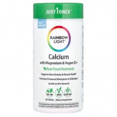 Кальций, Магний и витамин D3, Calcium With Magnesium & Vitamin D3, Rainbow Light, 90 таблеток Кальций, Магний и витамин D3, Calcium With Magnesium & Vitamin D3, Rainbow Light, 90 таблеток
