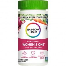 Мультивитамины для женщин, Women's One, Rainbow Light, высокая эффективность, 30 вегетарианских таблеток Мультивитамины для женщин, Women's One, Rainbow Light, высокая эффективность, 30 вегетарианских таблеток