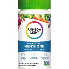 Мультивитамины для мужчин, Men's One, Rainbow Light, одна на день, высокая эффективность, 60 вегетарианских таблеток Мультивитамины для мужчин, Men's One, Rainbow Light, одна на день, высокая эффективность, 60 вегетарианских таблеток