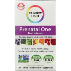 Мультивитамины для беременных, Prenatal One, Rainbow Light, 30 таблеток Мультивитамины для беременных, Prenatal One, Rainbow Light, 30 таблеток