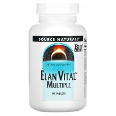 Мультивитамины, Elan Vital Multiple, Source Naturals, 90 таблеток Мультивитамины, Elan Vital Multiple, Source Naturals, 90 таблеток