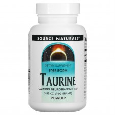 Таурин, Taurine Powder, Source Naturals, порошок, 100 грамм Таурин, Taurine Powder, Source Naturals, порошок, 100 грамм