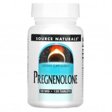 Прегненолон, Pregnenolone, Source Naturals, 10 мг, 120 таблеток Прегненолон, Pregnenolone, Source Naturals, 10 мг, 120 таблеток