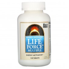 Витаминный комплекс для энергии, Life Force Multiple, Source Naturals, 120 таблеток Витаминный комплекс для энергии, Life Force Multiple, Source Naturals, 120 таблеток
