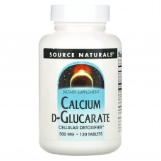 Кальций Д-глюкарат, Calcium D-Glucarate, Source Naturals, 1000 мг, 120 таблеток (500 мг в таблетке) Кальций Д-глюкарат, Calcium D-Glucarate, Source Naturals, 1000 мг, 120 таблеток (500 мг в таблетке)